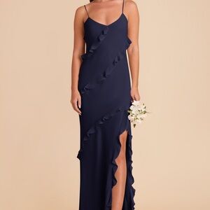 Birdy Grey Valentina Dress Chiffon Navy